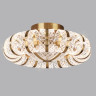 Люстра потолочная ODEON LIGHT MIRAGE L-VISION ODL24 453 LED 104W 5646лм металл акрил, античная бронза 5030/104CL